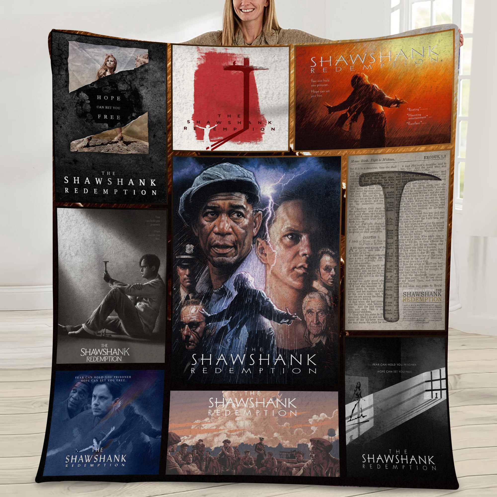 The Shawshank Redemption Stephen King Movie Blanket