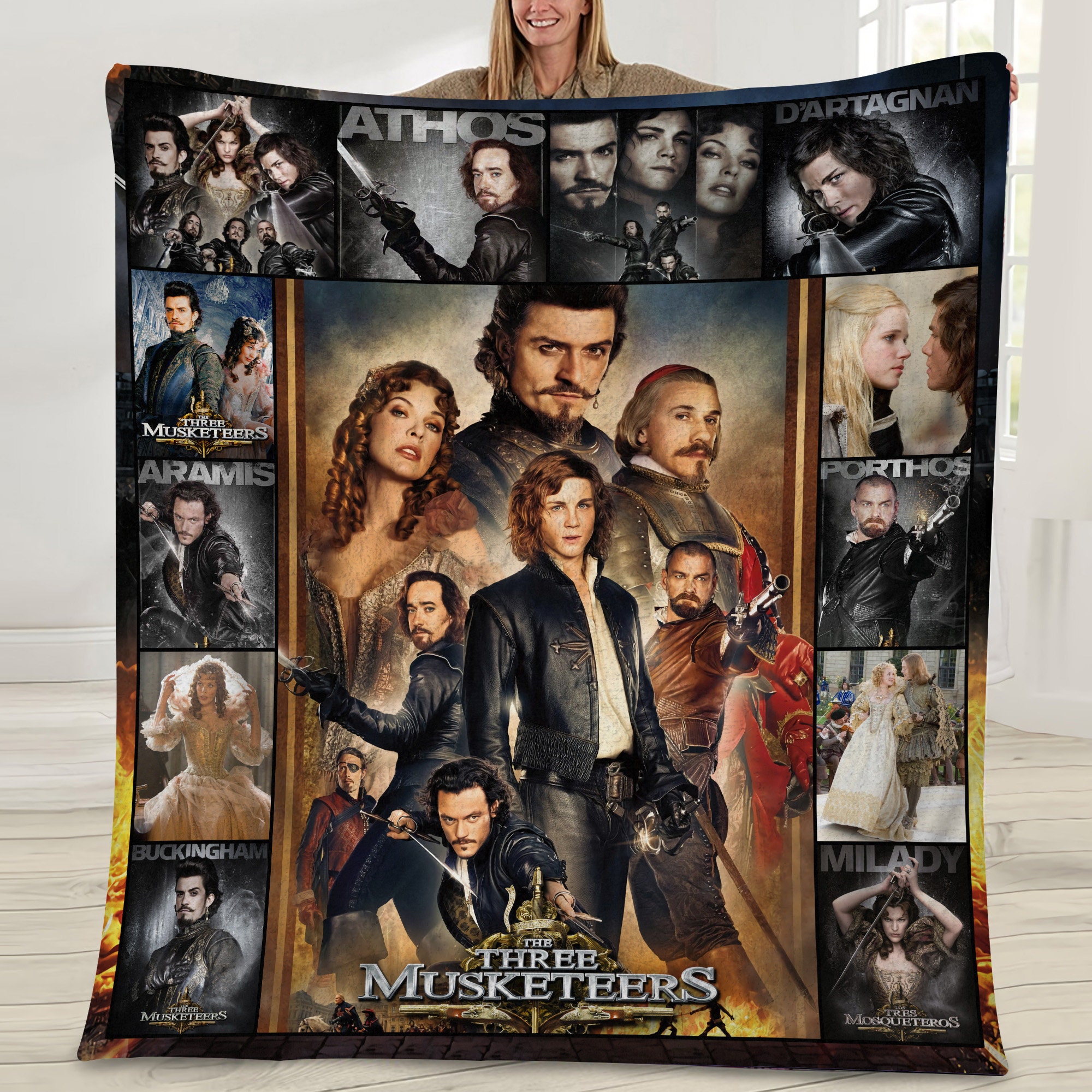 The Three Musketeers Movie Blanket