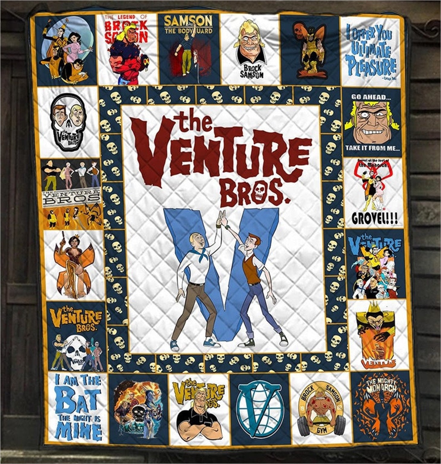 The Venture Bros Brock Samson Movie Lover Blanket