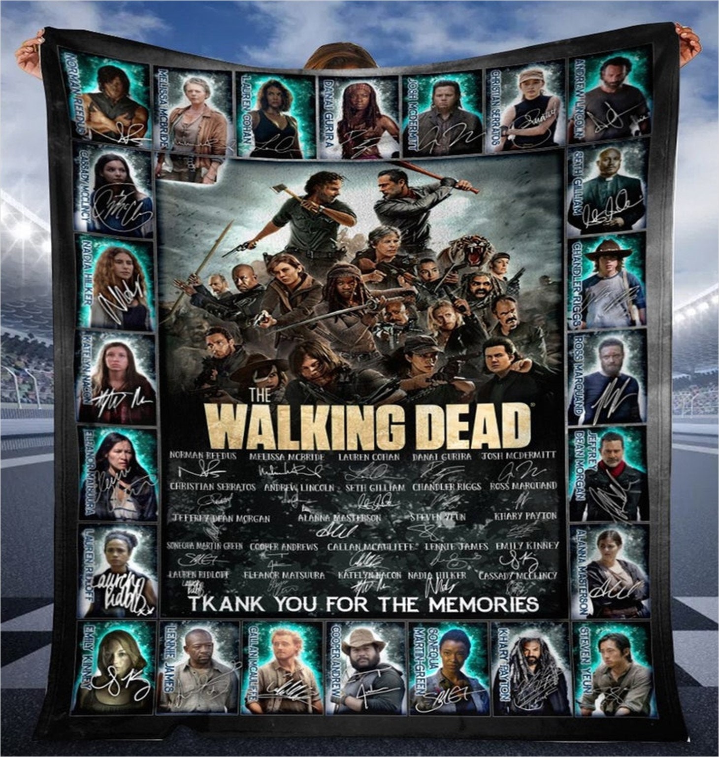 The Walking Dead Anniversary Blanket