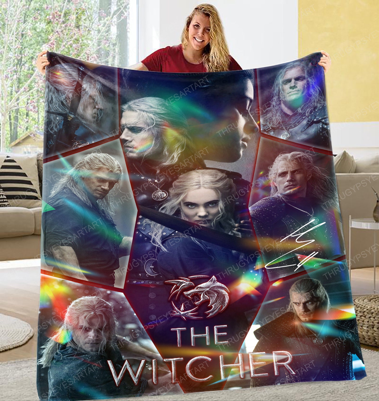 The Witcher Netflix Movies TV Series Blanket