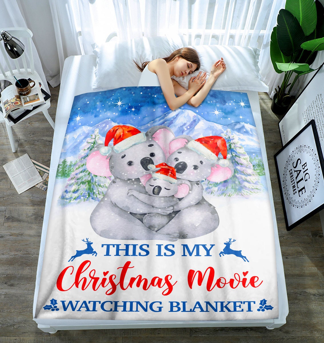 This Is My Christmas House Fleece Sherpa Blanket 2024