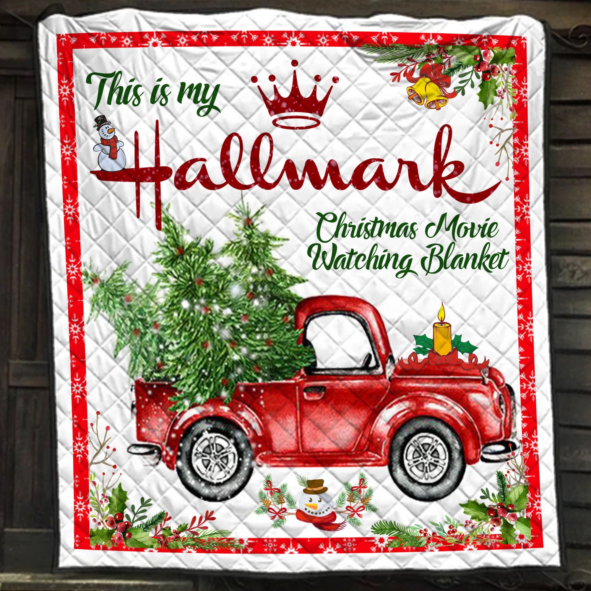 This Is My Hallmark Chrismas Personalized Blanket