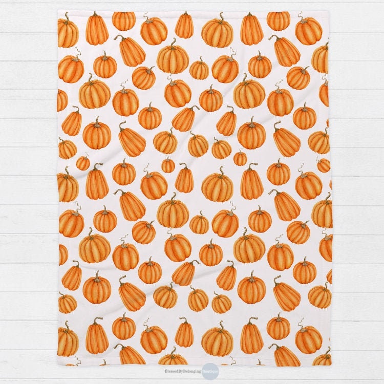 Throw Autumn Thanksgiving Blanket