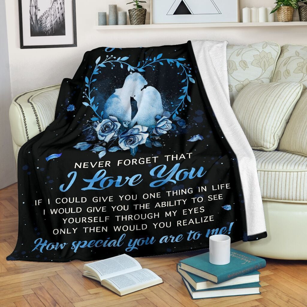 To My Husband How Special You Are To Me Throw Blanket