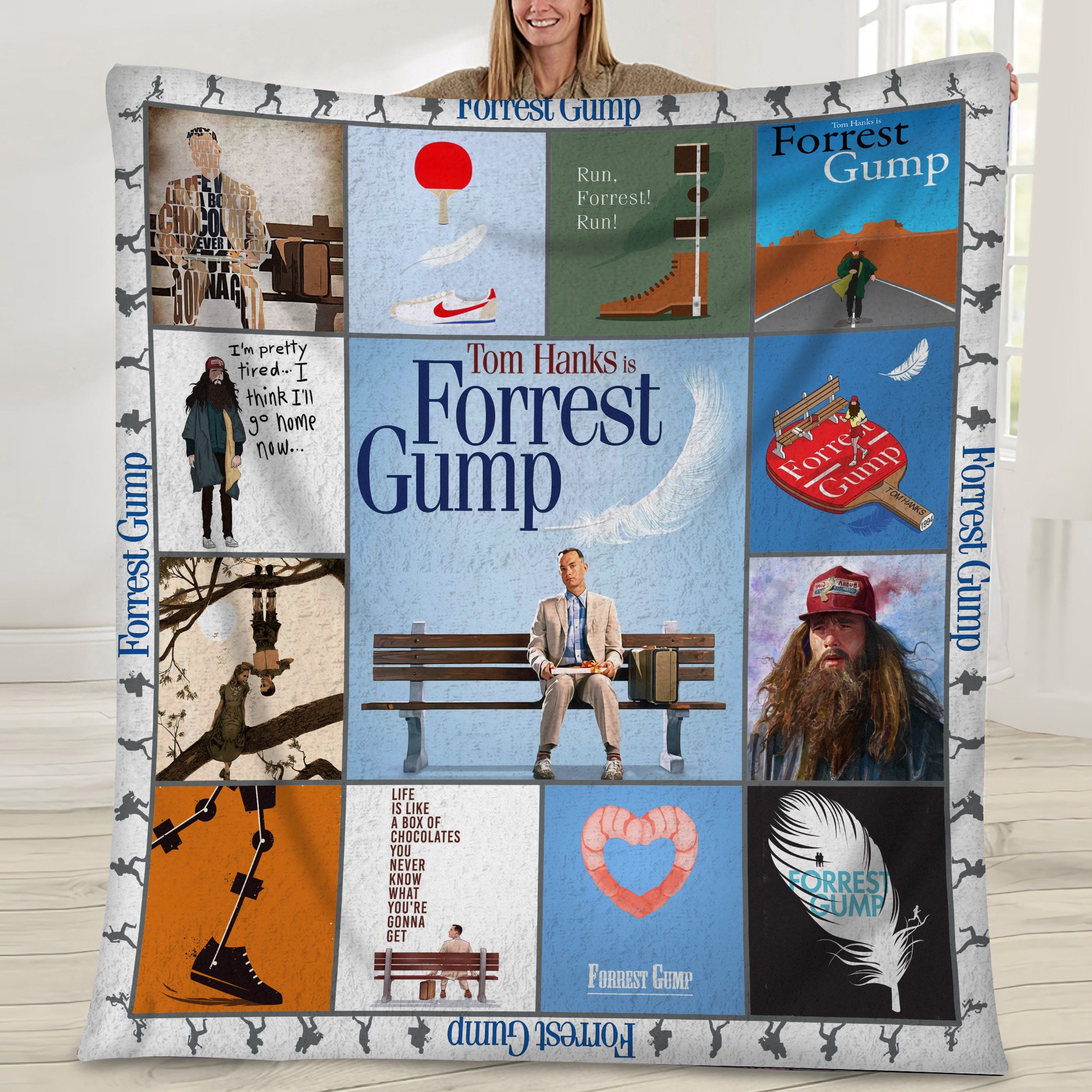 Tom Hanks Is Forrest Gump Classic Movie Blanket