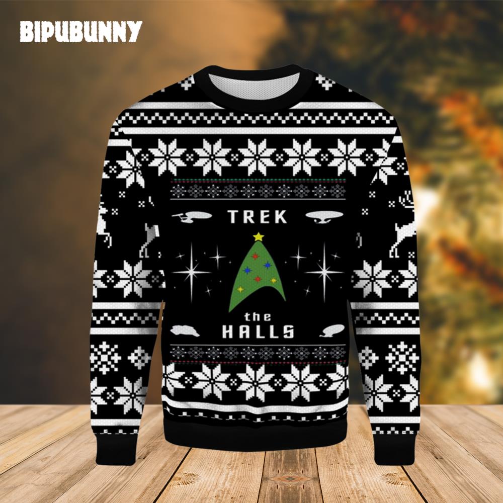 Trek The Halls Christmas Sweater