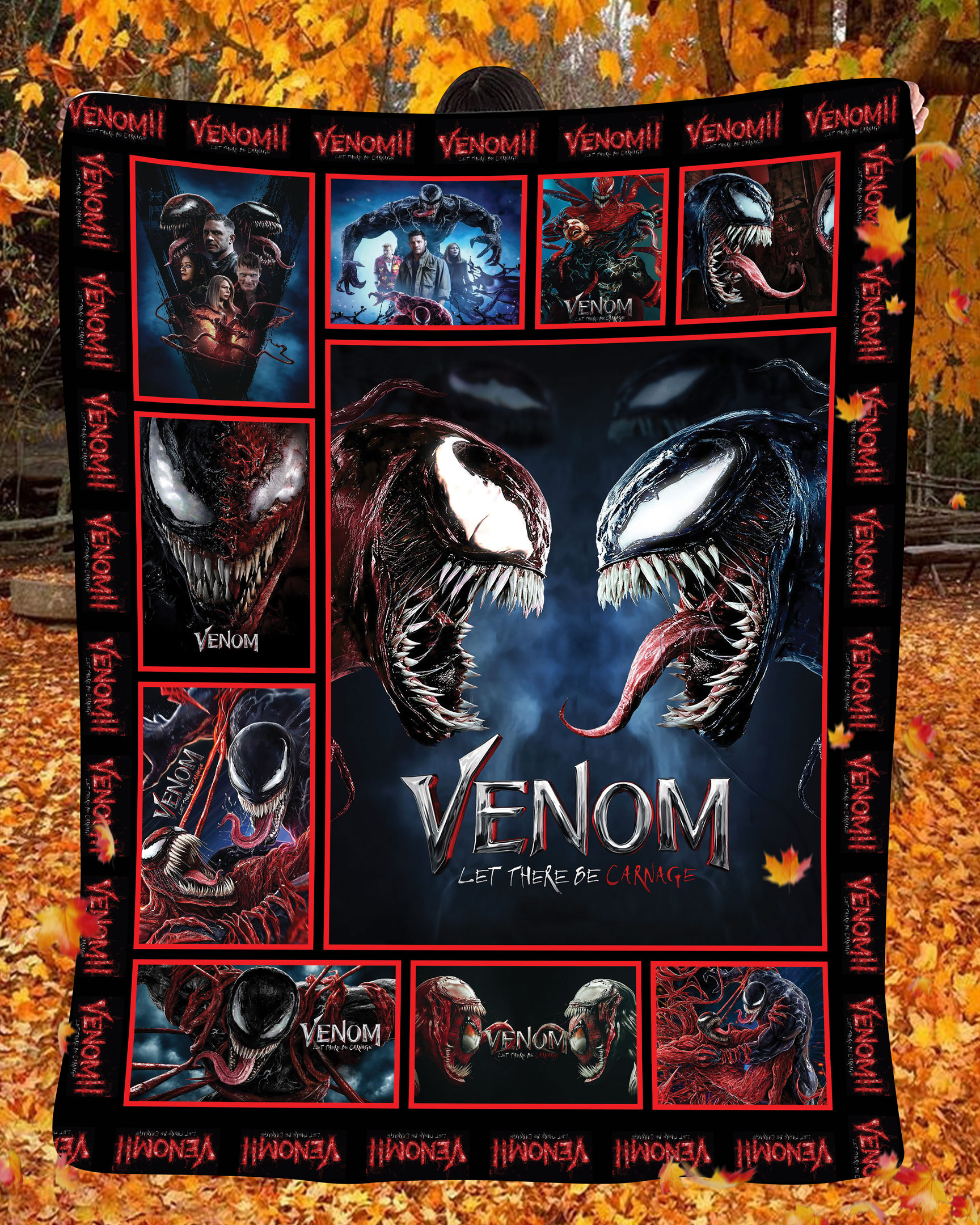 Venom Let There Be Carnage Throw Blanket