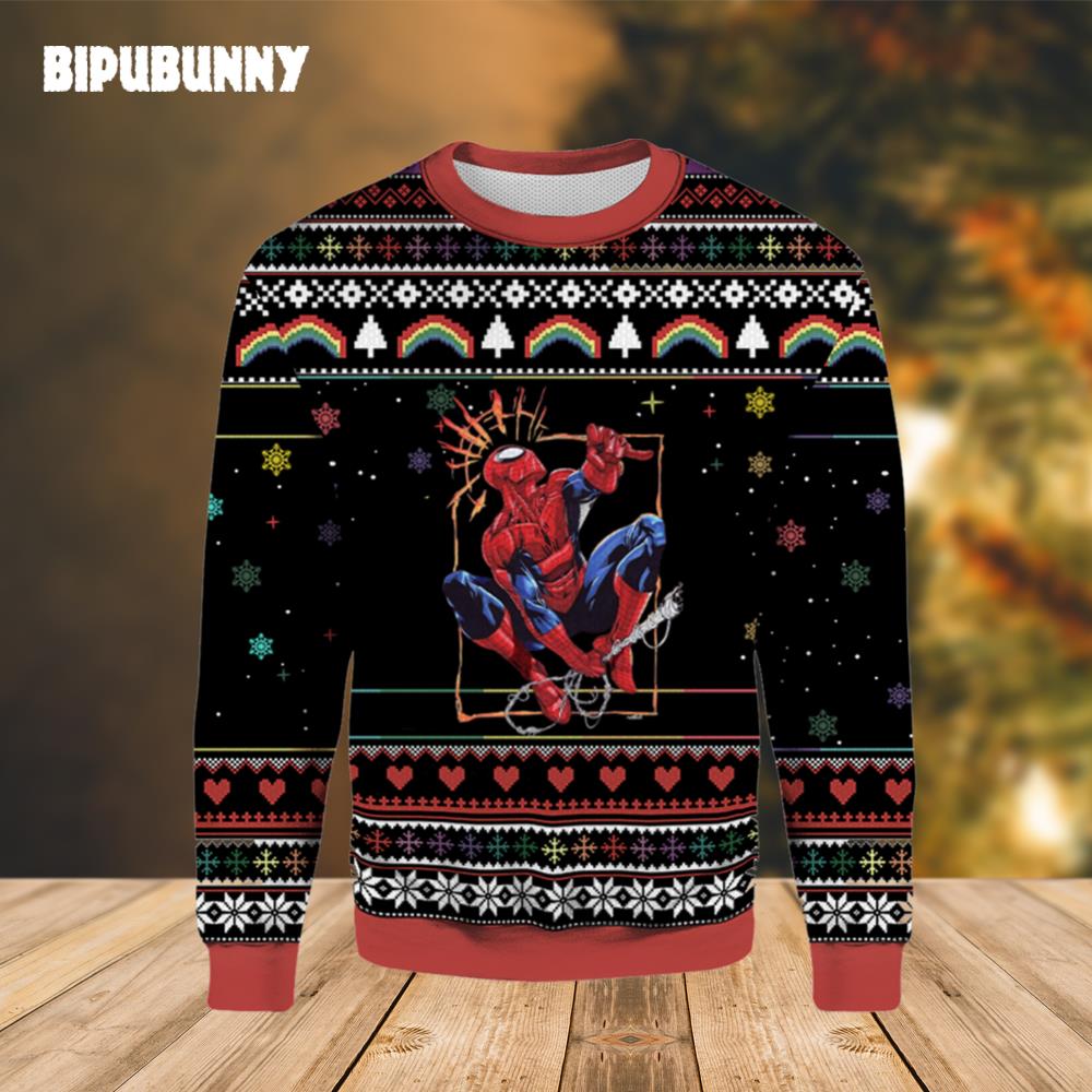 Vintage Spider Man Ugly Christmas Sweater