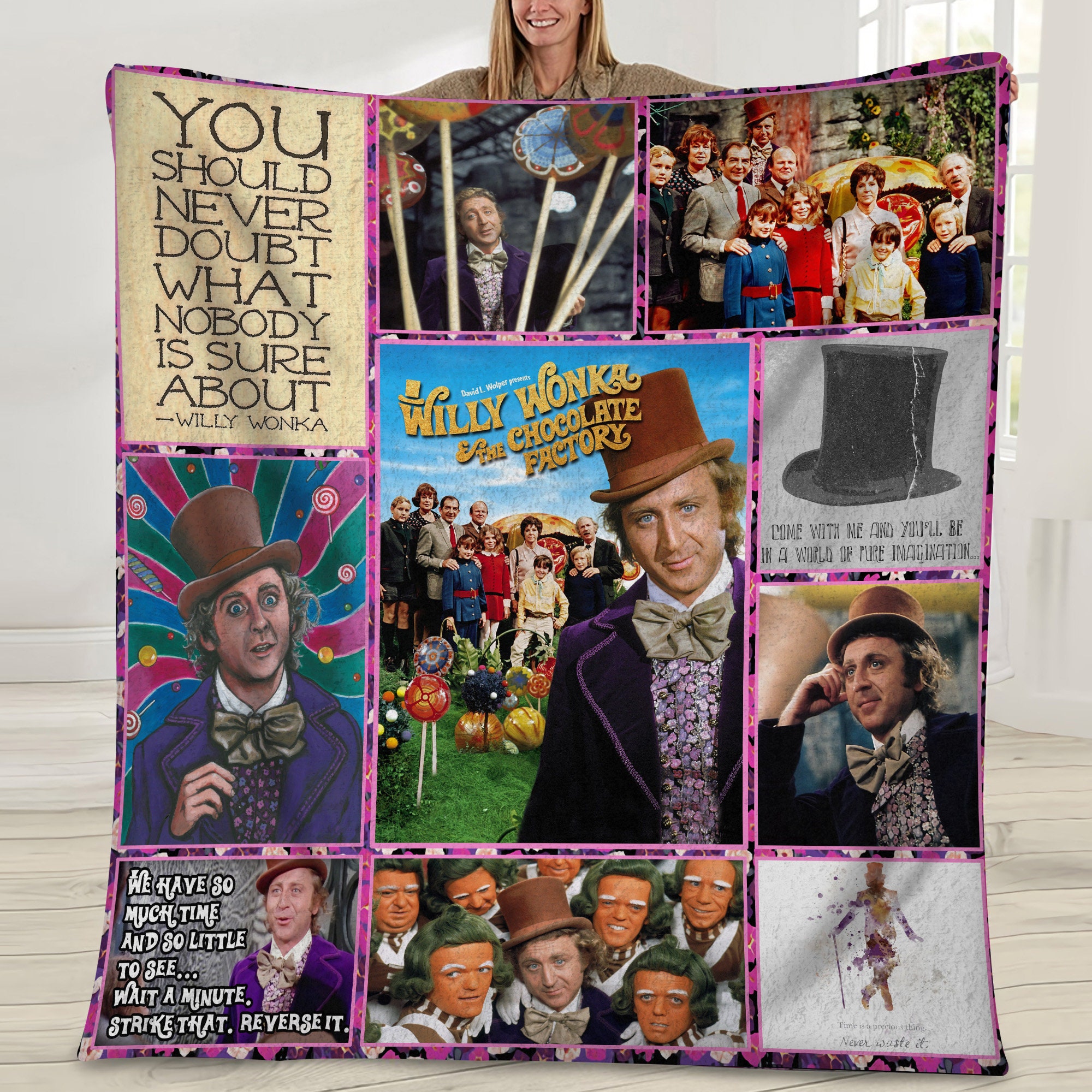 Willy Wonka Blanket