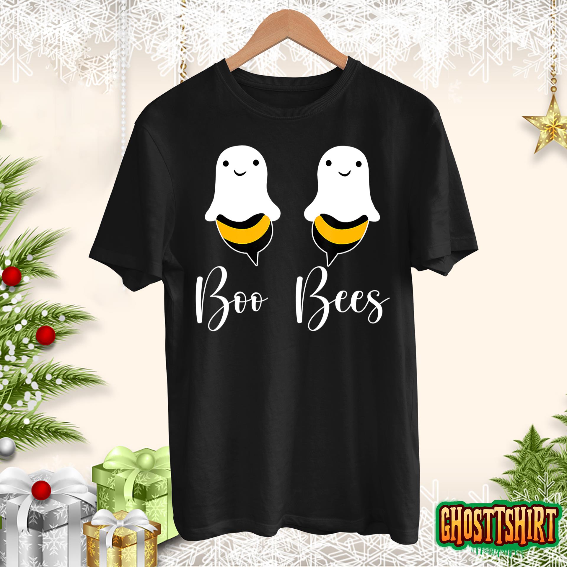 Boo Bees Couples Halloween Costume Funny Boobee T-Shirt