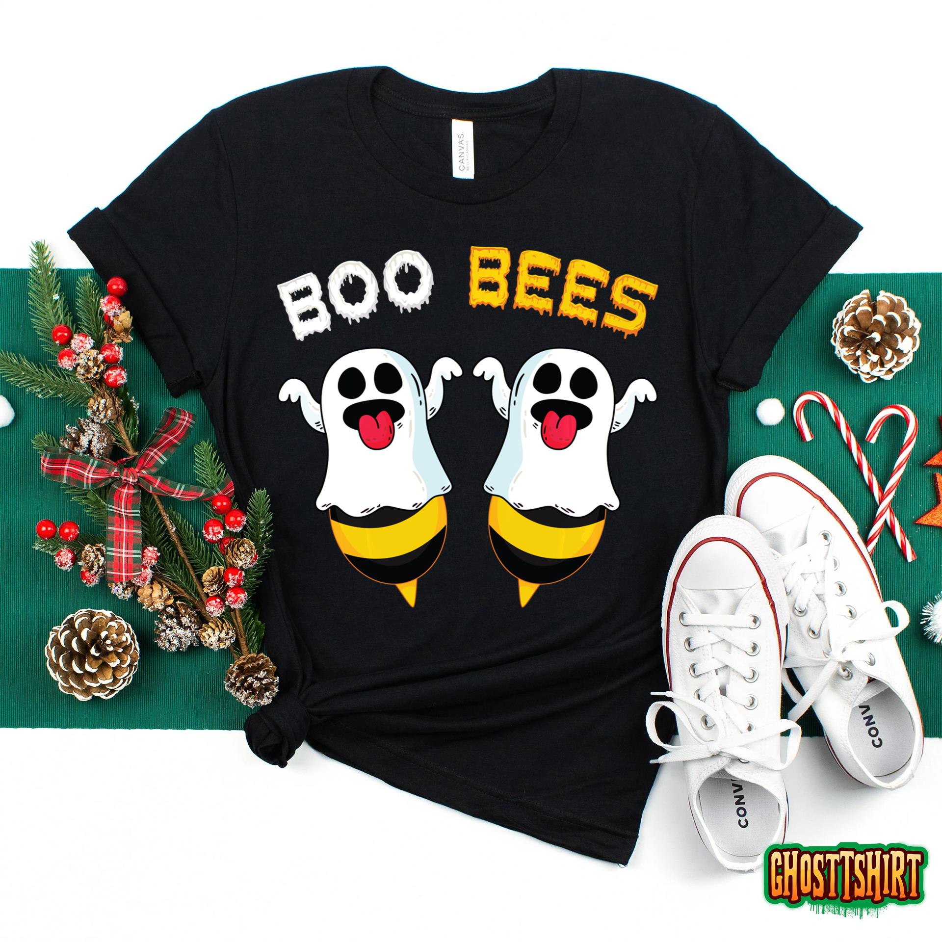 Boo Bees Halloween Shirt Couples Funny Halloween Costume Sweatshirt