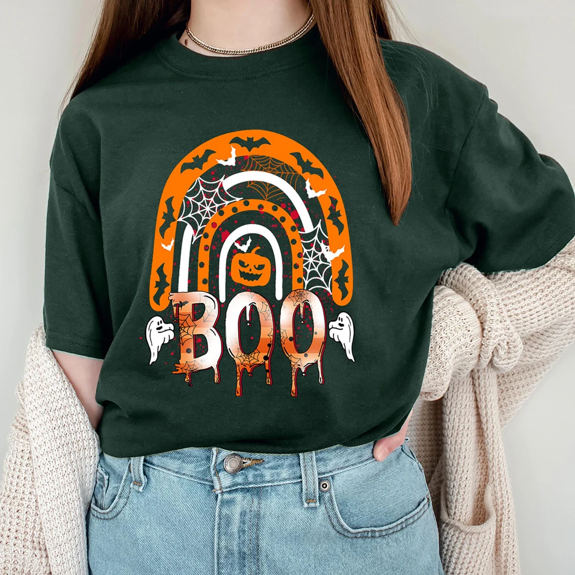 Boo Halloween T-Shirt Boo TShirt For Men And Women