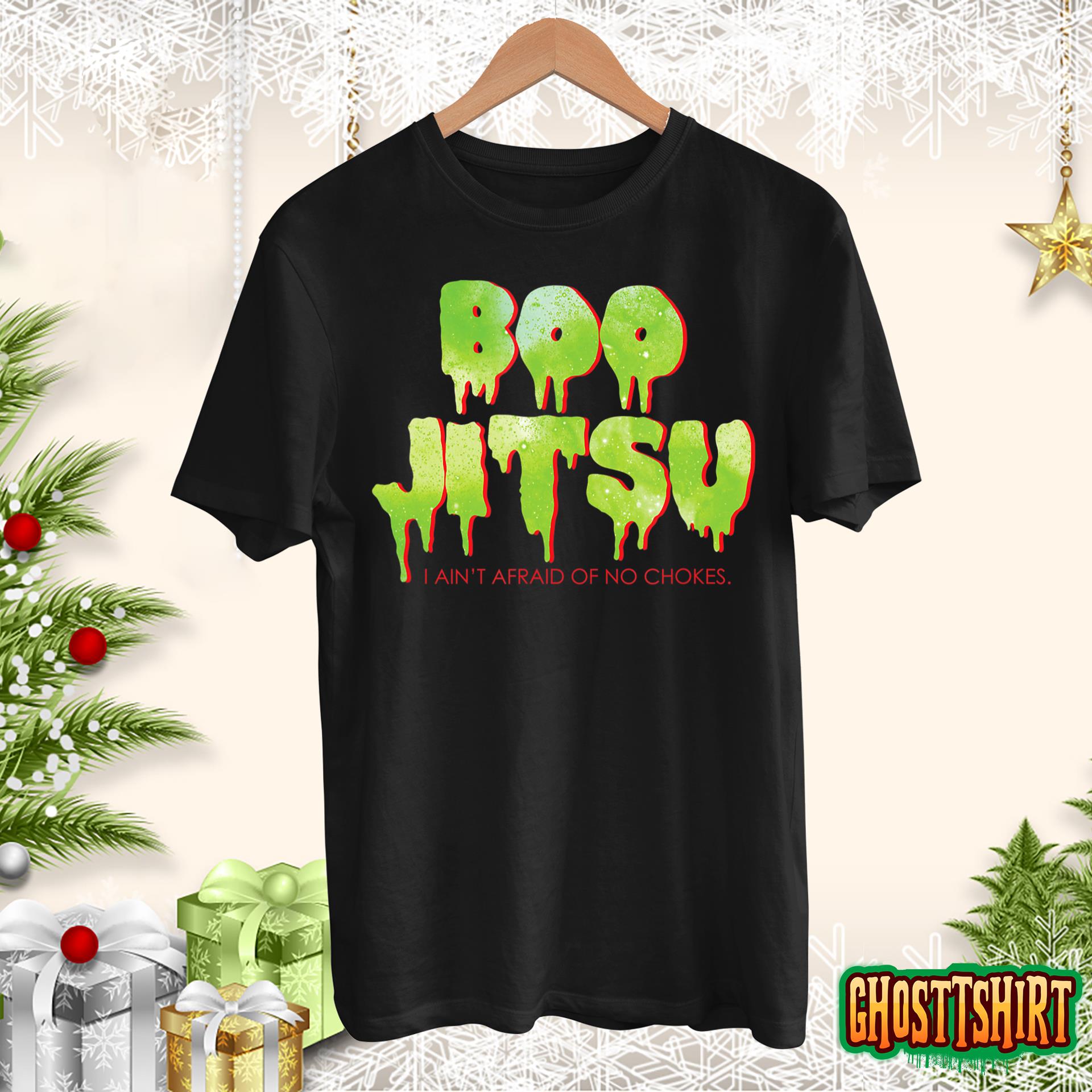 Boo Jitsu Shirt – Funny Halloween BJJ Jiu Jitsu T-Shirt