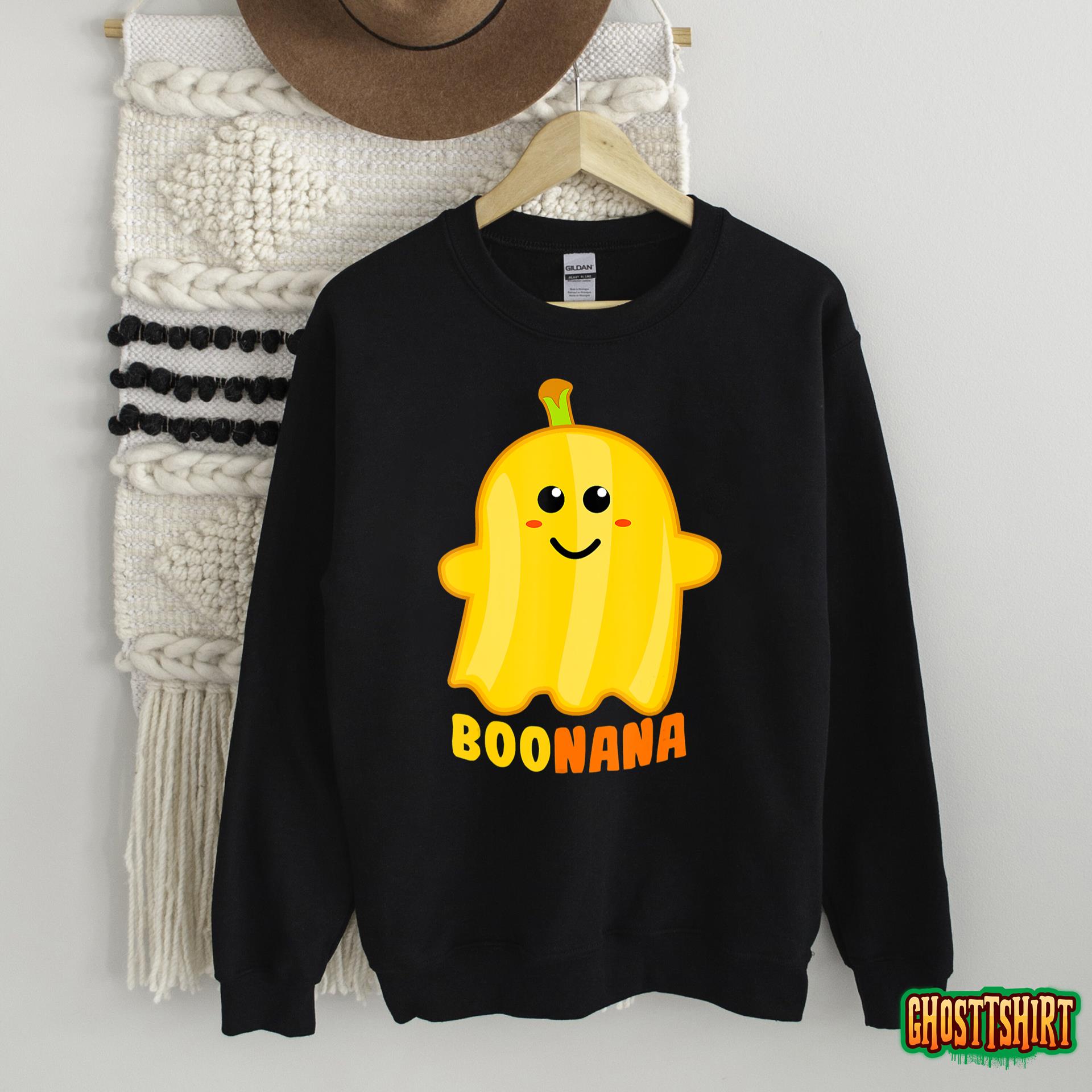 Boonana Banana Ghost Funny Scary Cute Halloween Costume T-Shirt