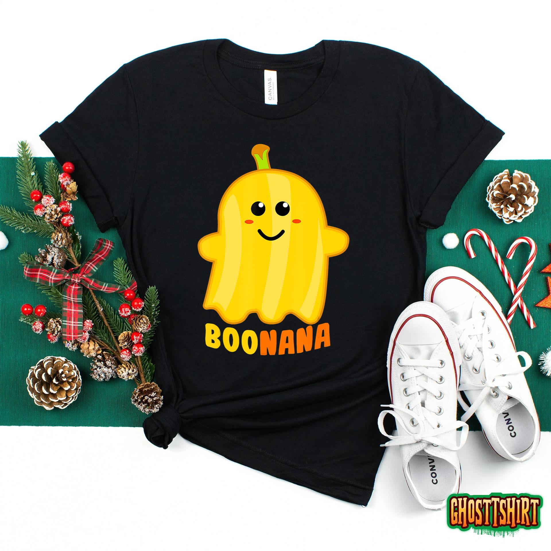 Boonana Banana Ghost Funny Scary Cute Halloween Costume T-Shirt