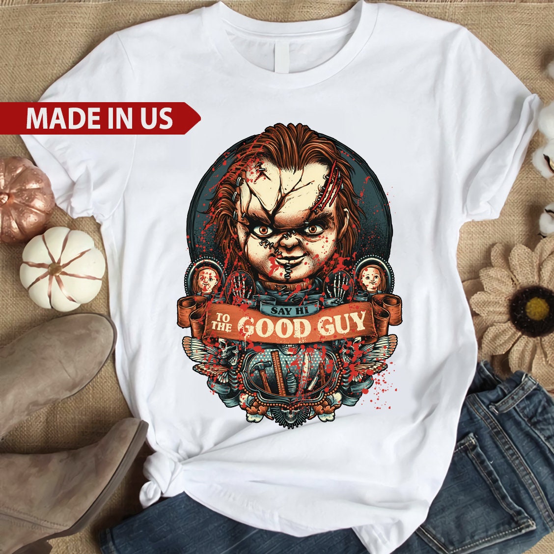 Chucky Child’s Play Say Hi To The Good Guy T-Shirt Chucky Child’s Play Say Hi To The Good Guy T-Shirt
