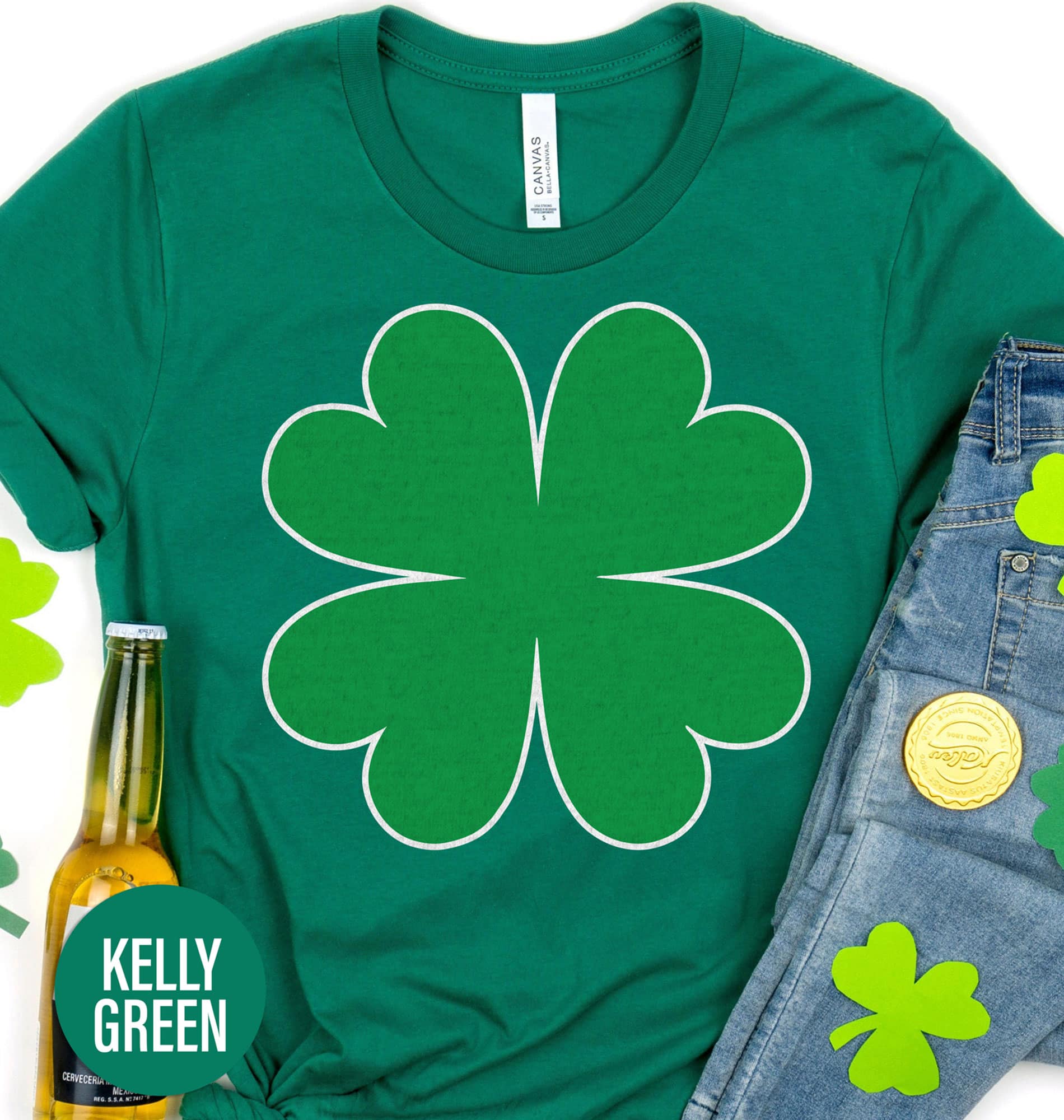 4 Heart Clover St. Patrick’s Day T shirt