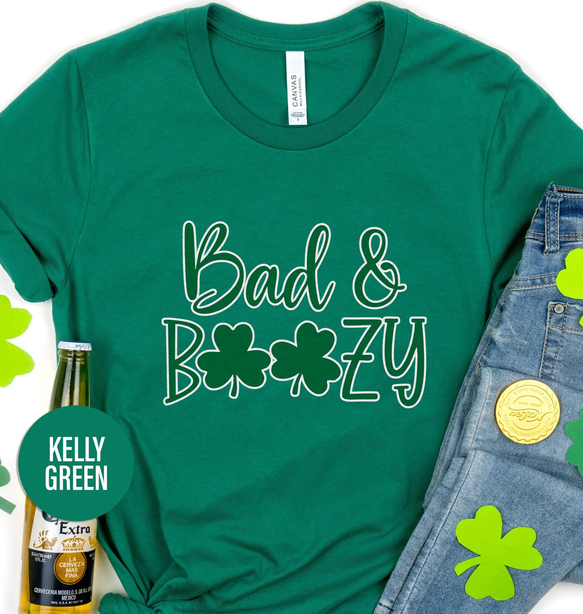 Bad and Boozy T- St. Patrick’s Day T shirt