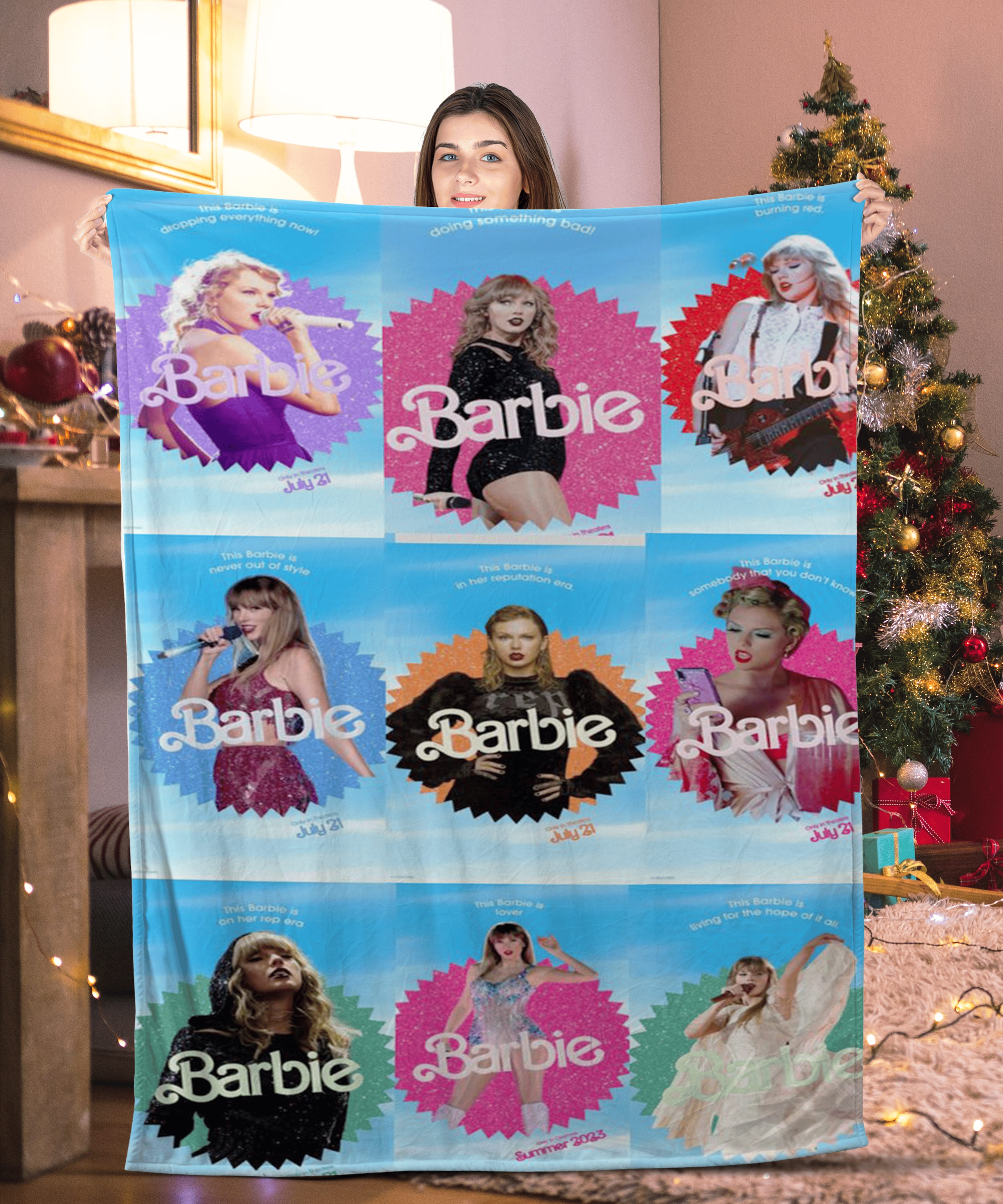 Barbie Taylor Swift Blanket