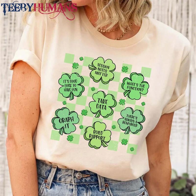 Behavior Analyst St Patricks Day Shirt Aba Technician Unisex T-Shirt