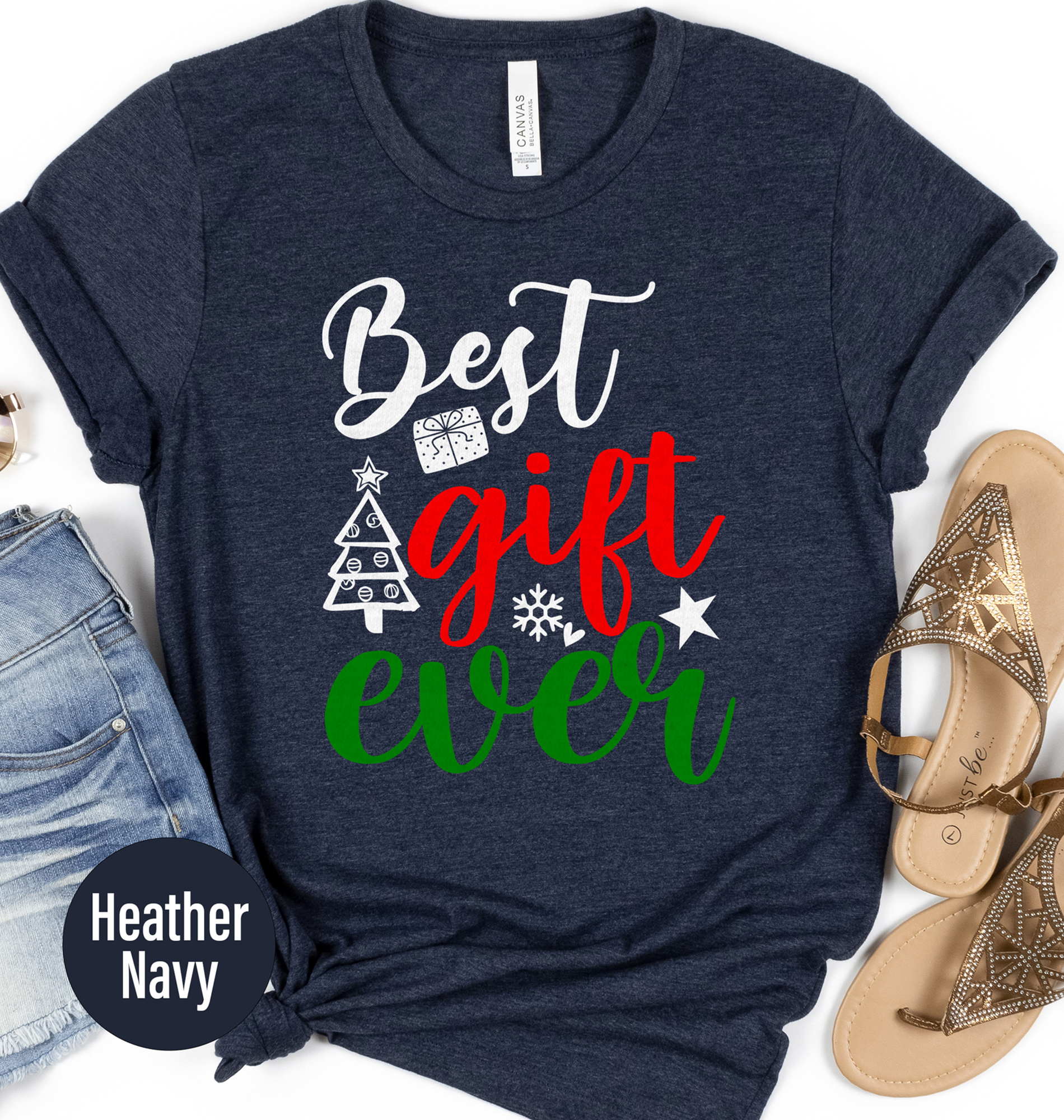 Best Ever Christmas Holiday Gift Tee –