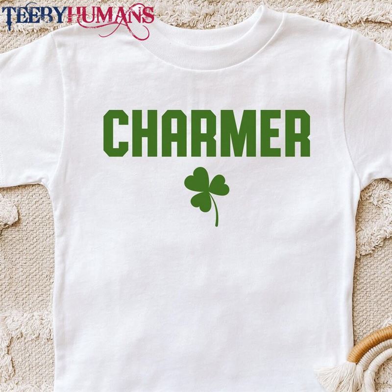 Charmer St Patricks Day Kids Shirt Cute Toddler Pattys Sweatshirt Hoodie