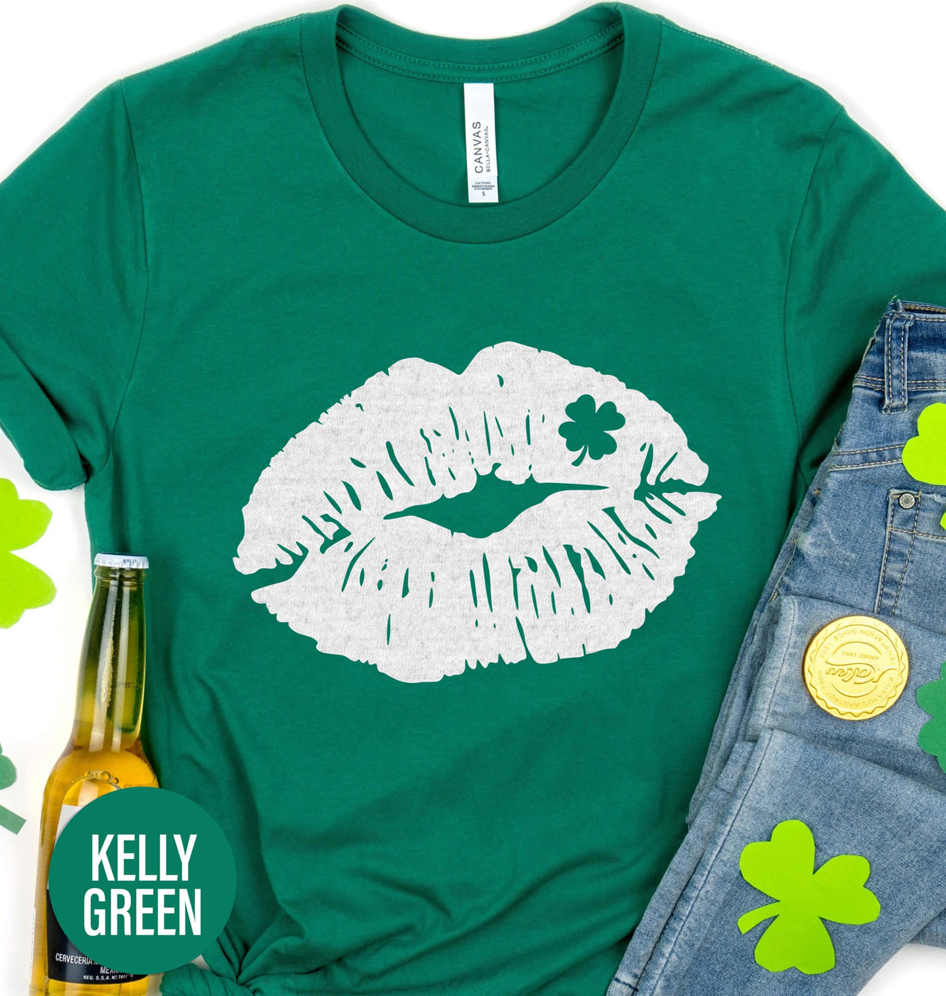 Clover Kiss St. Patrick’s Day T shirt