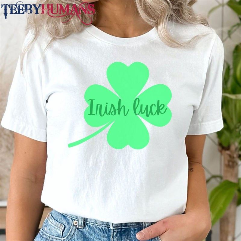 Clover Shamrock St Patricks Day Shirt Classic Sweatshirt