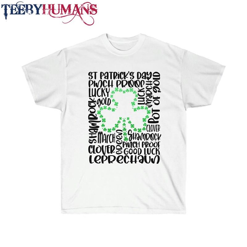 Copy Of St Patrick’s Day Words Unisex Ultra Cotton Tee T-Shirt Hoodie