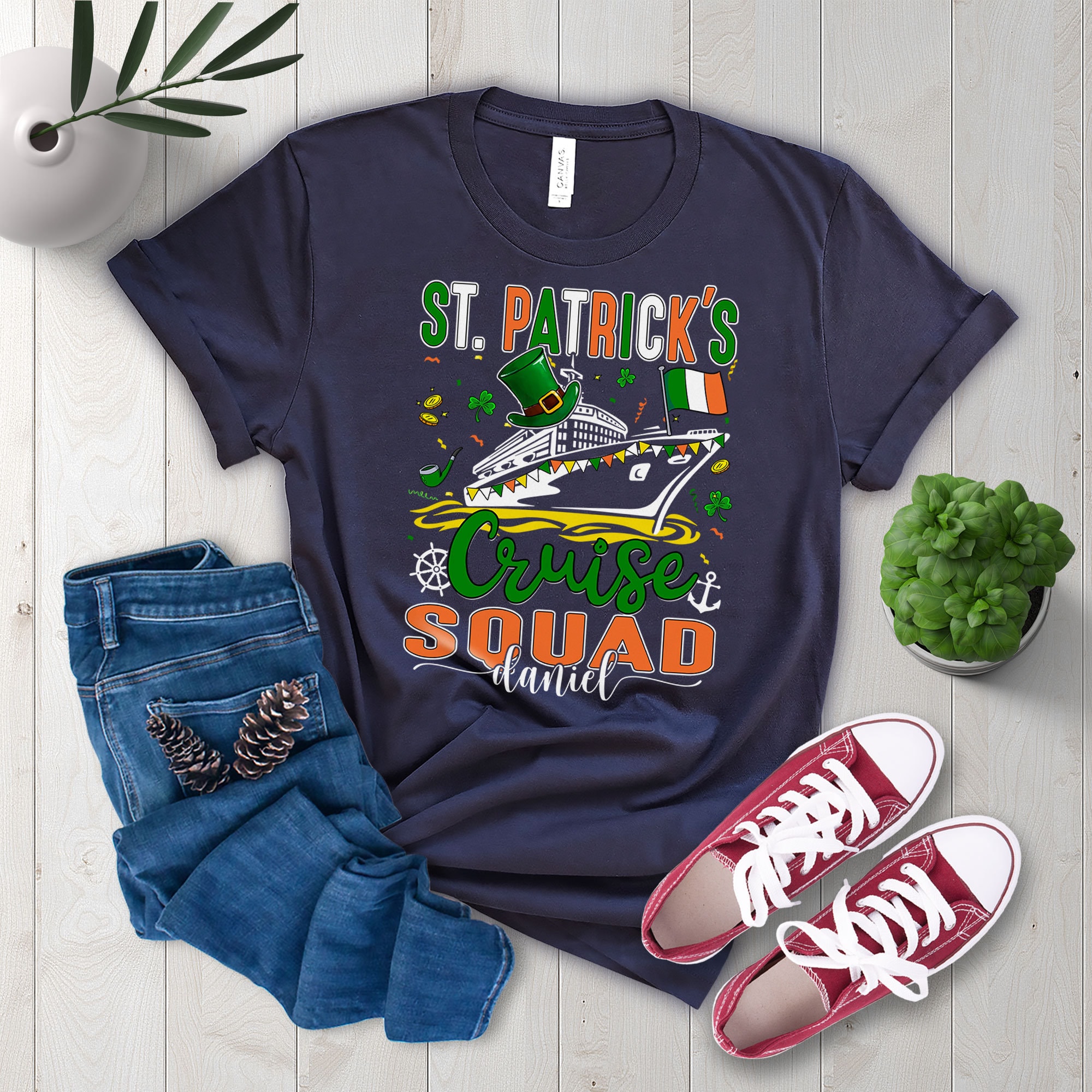 Custom St Patrick’s Day Cruise Squad Shirt