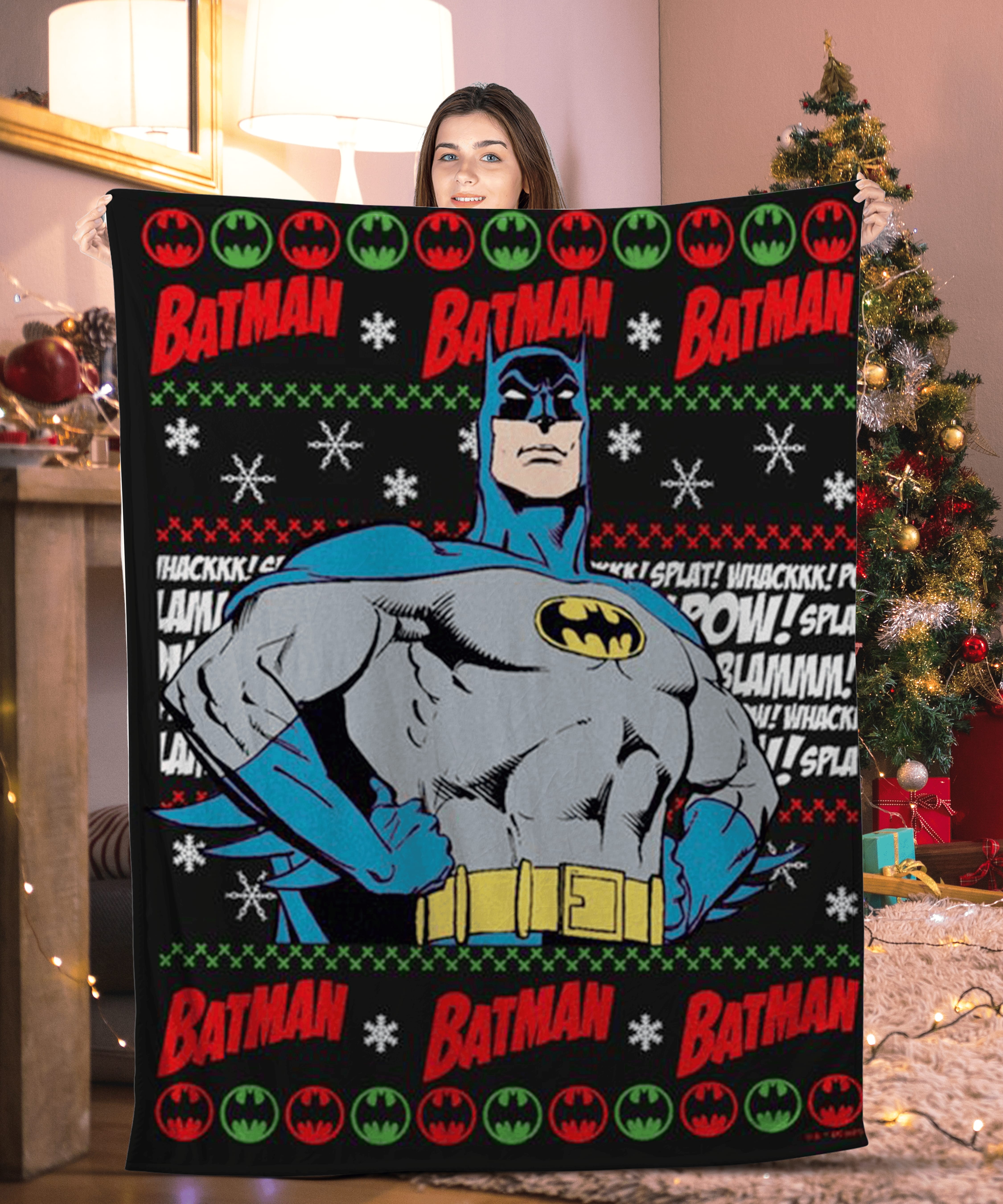 DC Comics Batman Whackkk Batman Blanket