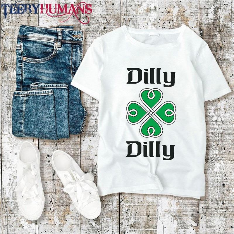 Dilly T-Shirt Womens St Patricks Day Shirt Celtic Knot Tee Unisex Hoodie