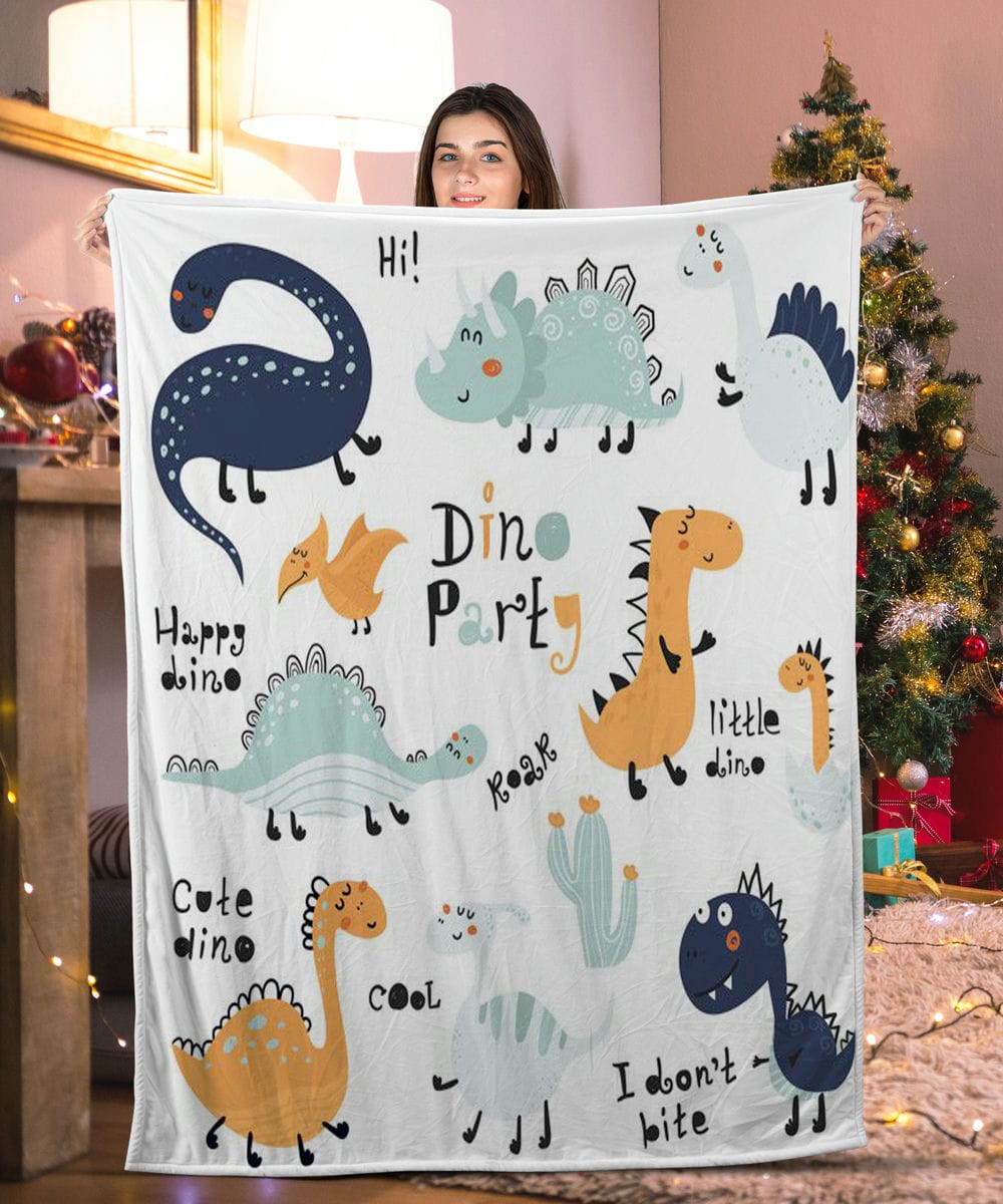 Dino Party Dinosaur Blanket