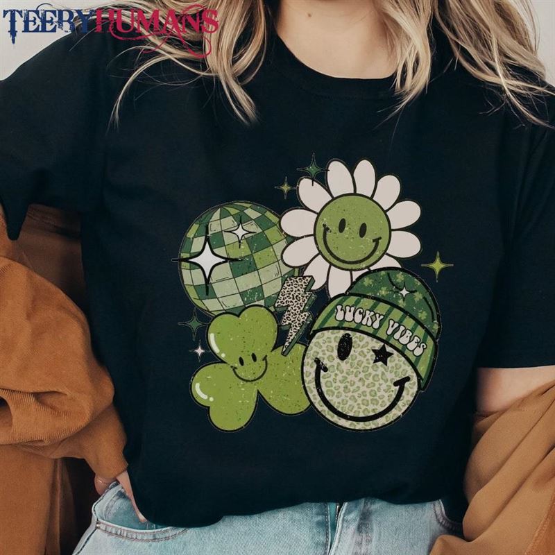 Distressed St Patricks Day Shirt Lucky T-Shirt Patrick Hoodie Unisex