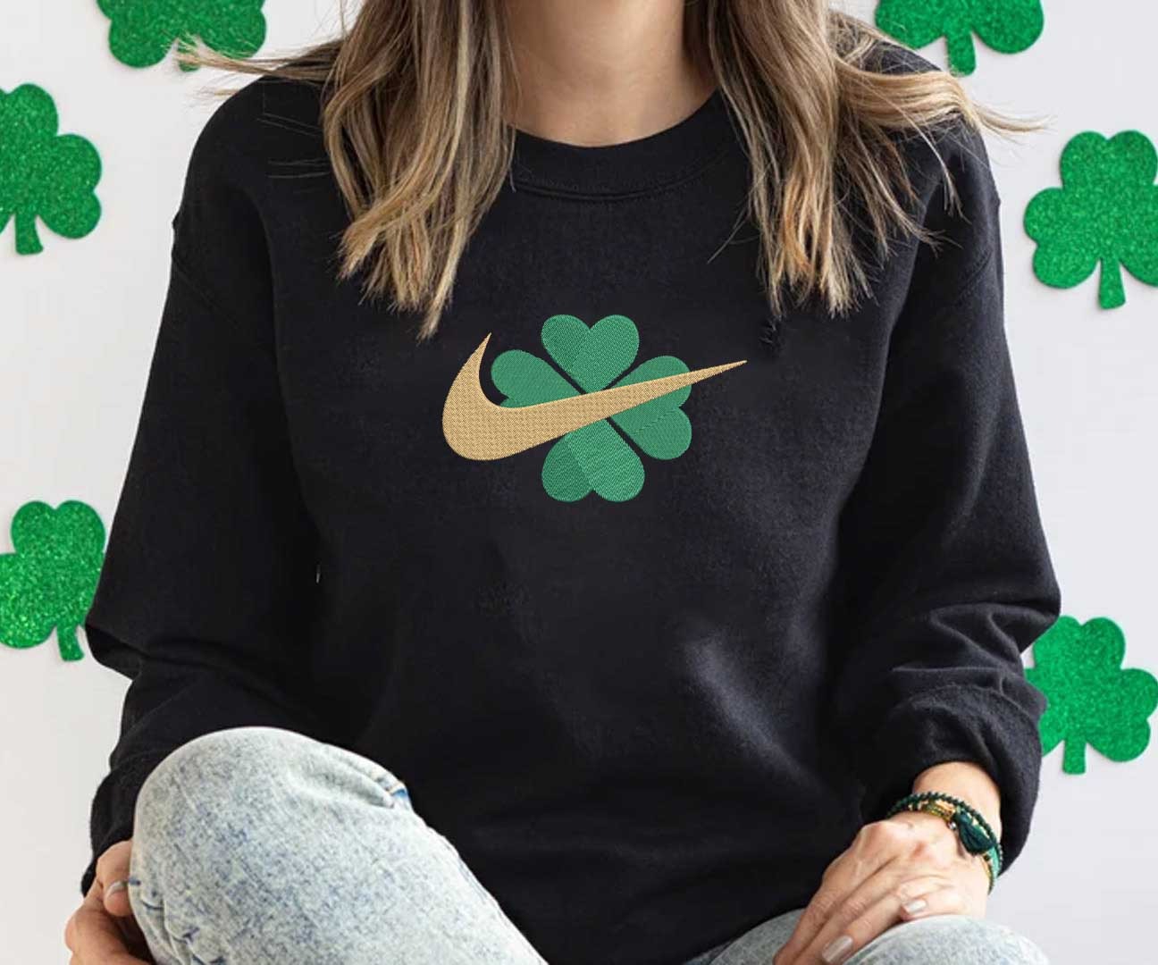 Embroidered Nike Patrick Day Tee