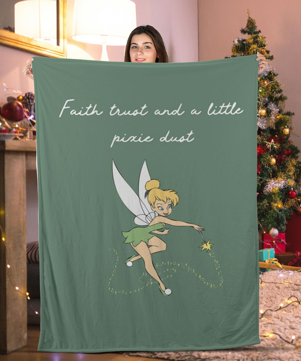 Fairy Quotes Tinkerbell Blanket