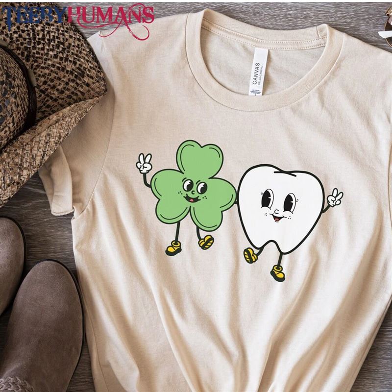 Funny Dentist Shirt St Patricks Day Dental Hygienist Hoodie Unisex