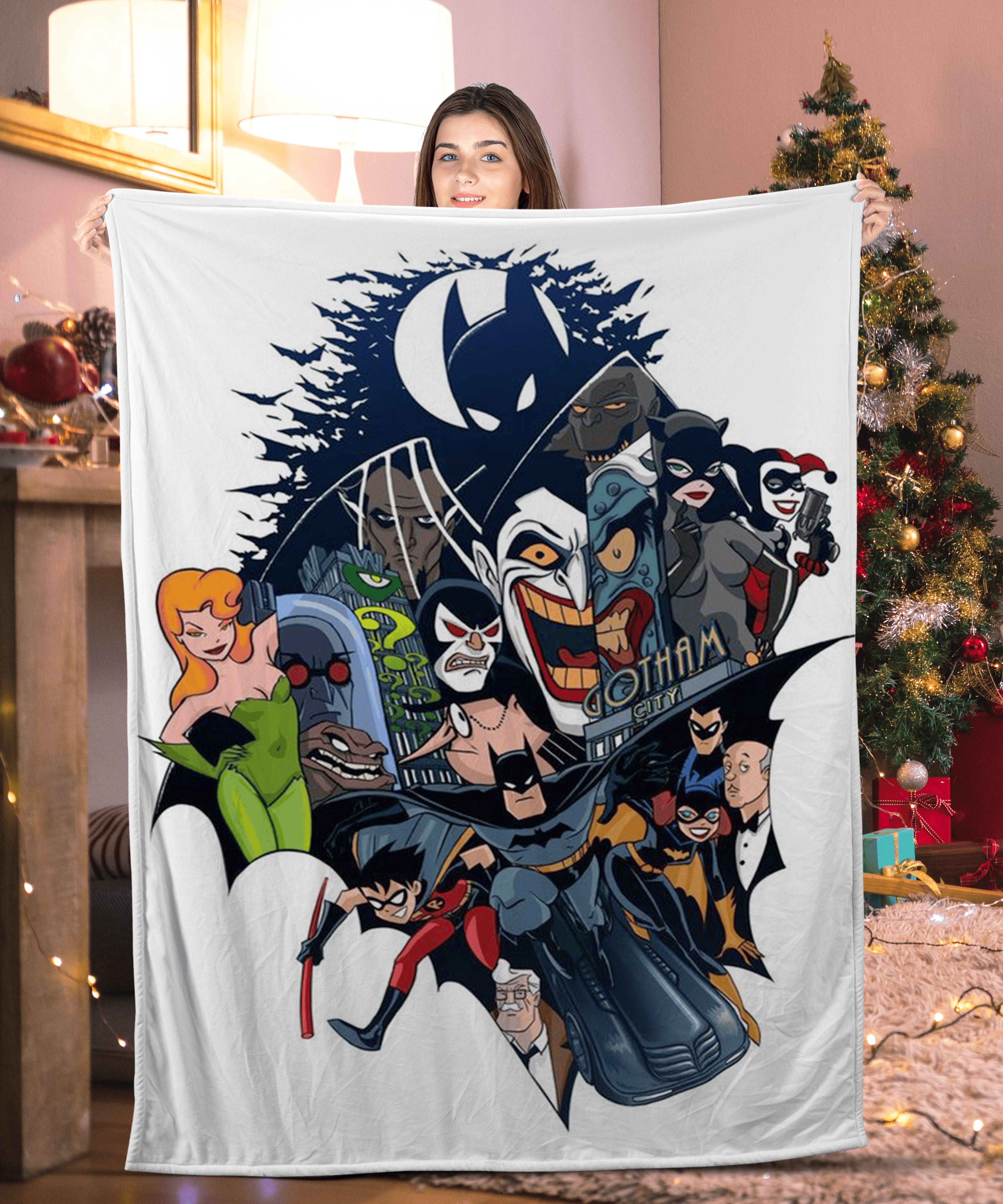 Gotham City Home Of The Batman  Blanket