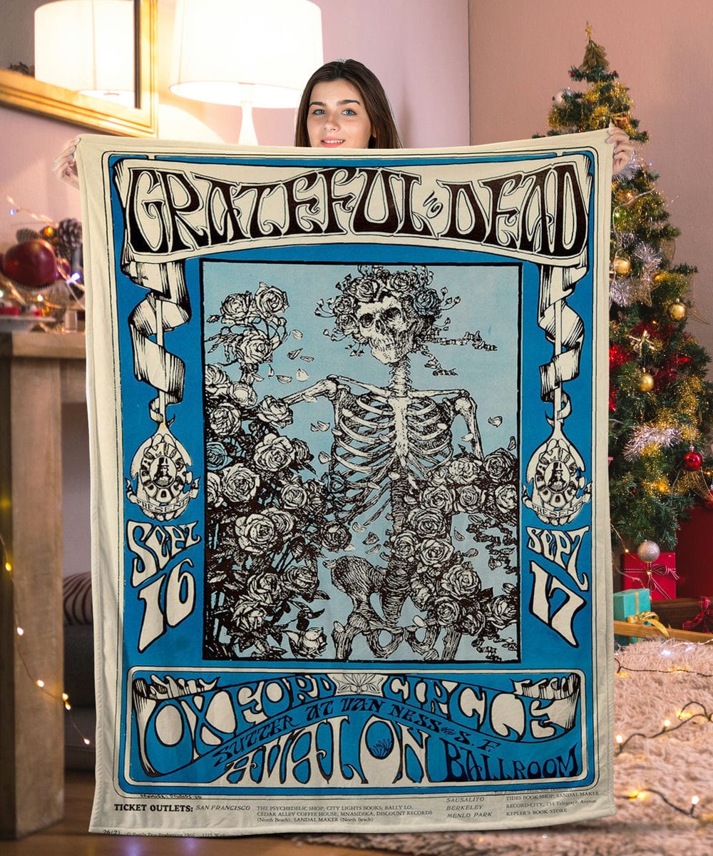 Grateful Dead 1966 San Francisco Grateful Dead Blanket