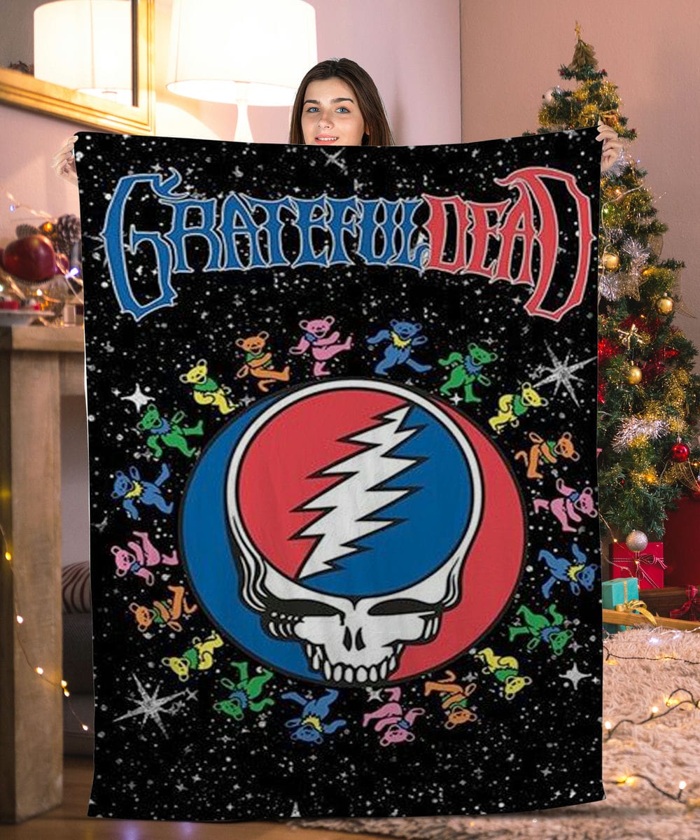 Grateful Dead Logo Grateful Dead Blanket