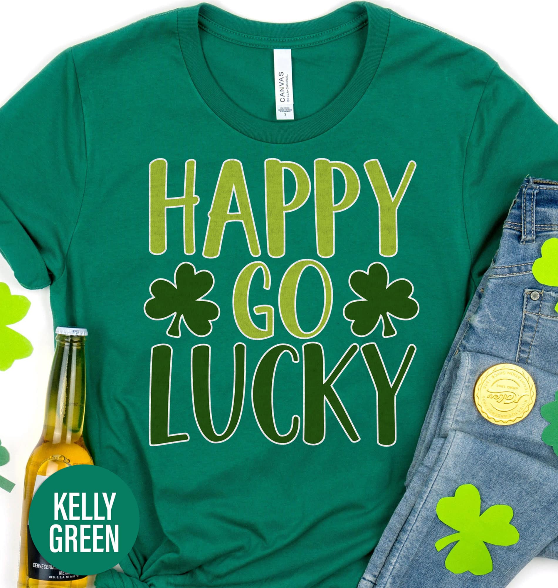 Happy Go Lucky St. Patrick’s Day T shirt