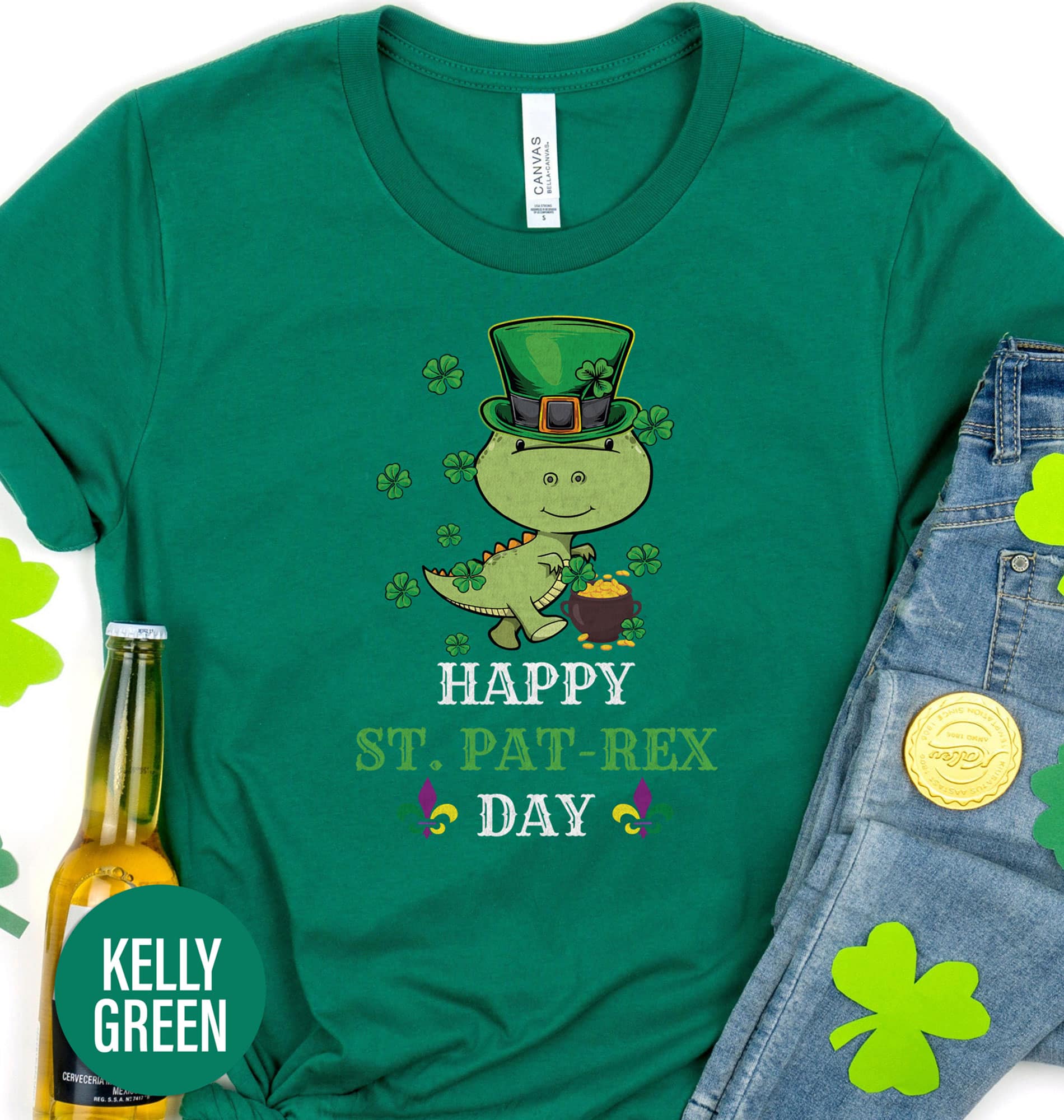 Happy Pat-rex Day St. Patrick’s Day T shirt