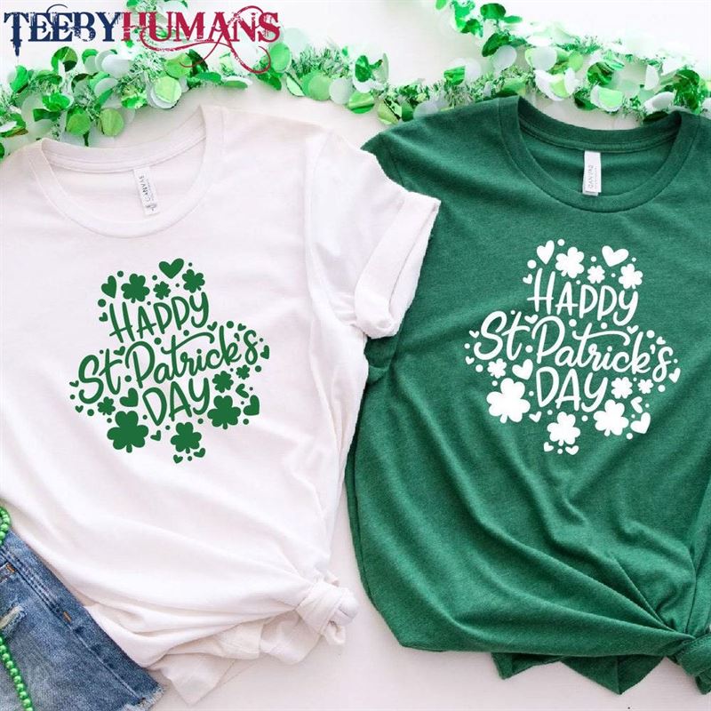 Happy St Patrick’s Day Couple Shirts Funny Patricks T-Shirt Hoodie