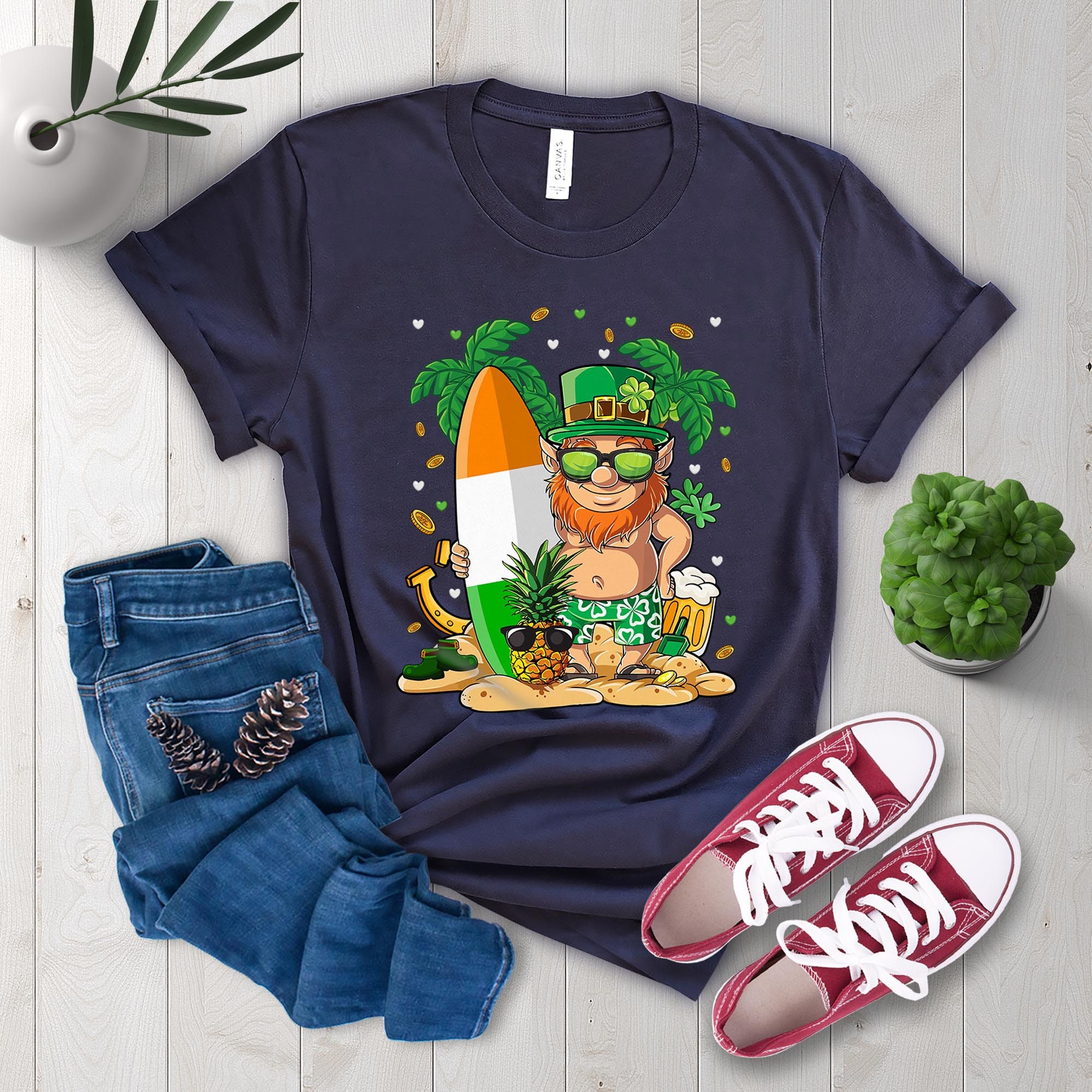 Happy St Patrick’s Day Leprechaun Hawaii Shirt