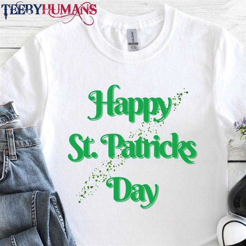 Happy St Patricks Day Shirt Shamrock Irish Lucky Unisex Classic