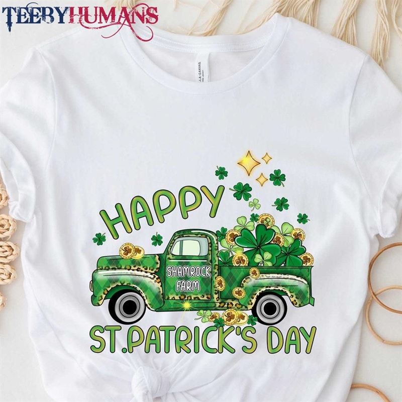 Happy St Patricks Day Shirt Shamrock Saint Sweatshirt Hoodie