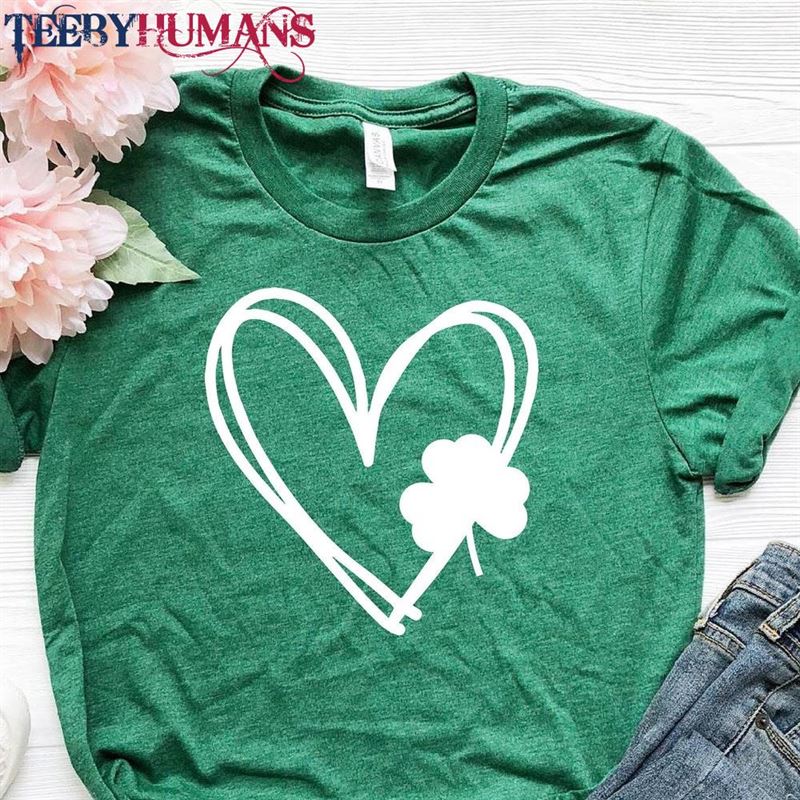 Heart Shamrock Shirt Matching St Patricks Day Shirts Patrick Hoodie Classic