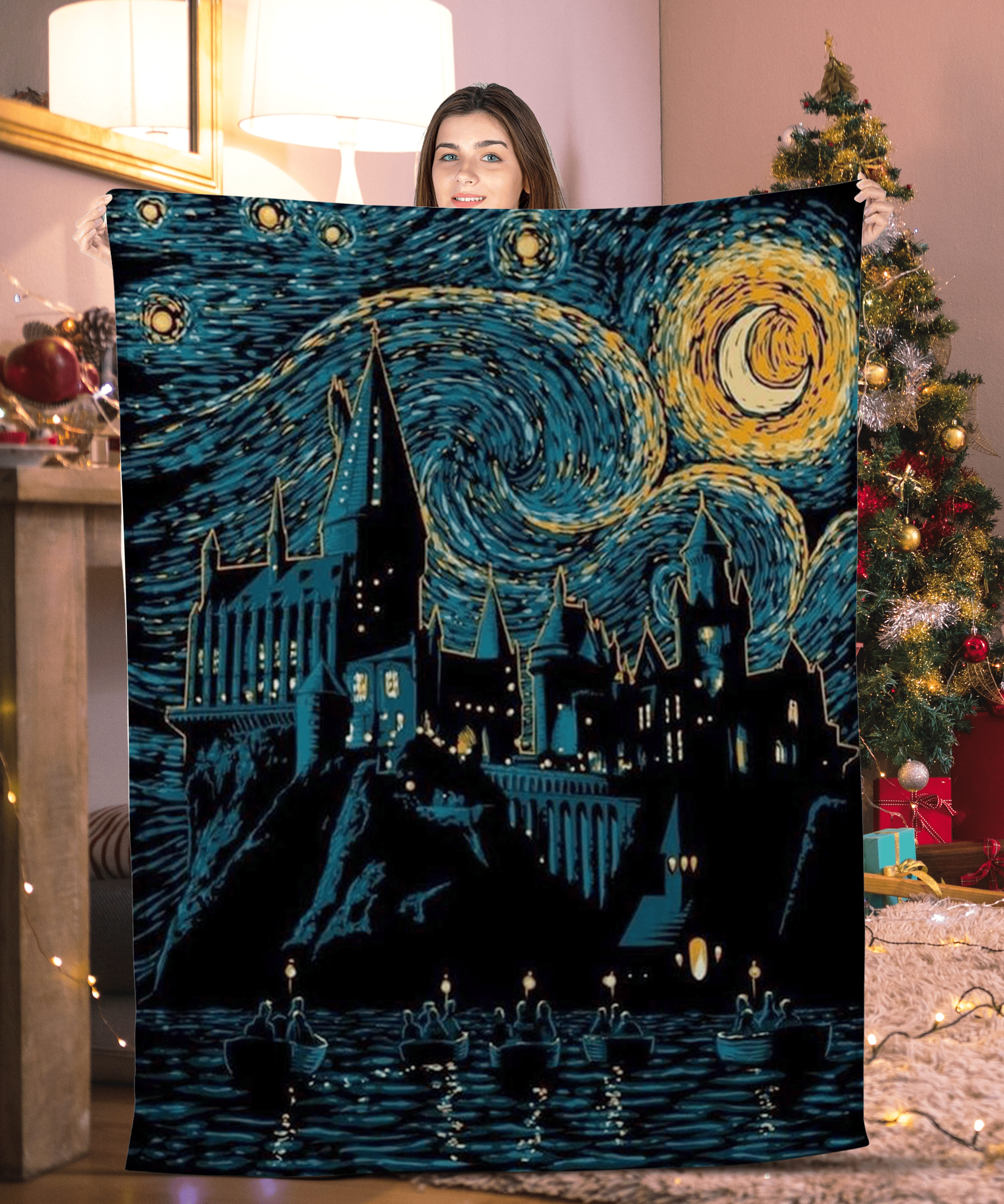 Hogwarts School Harry Potter Blanket