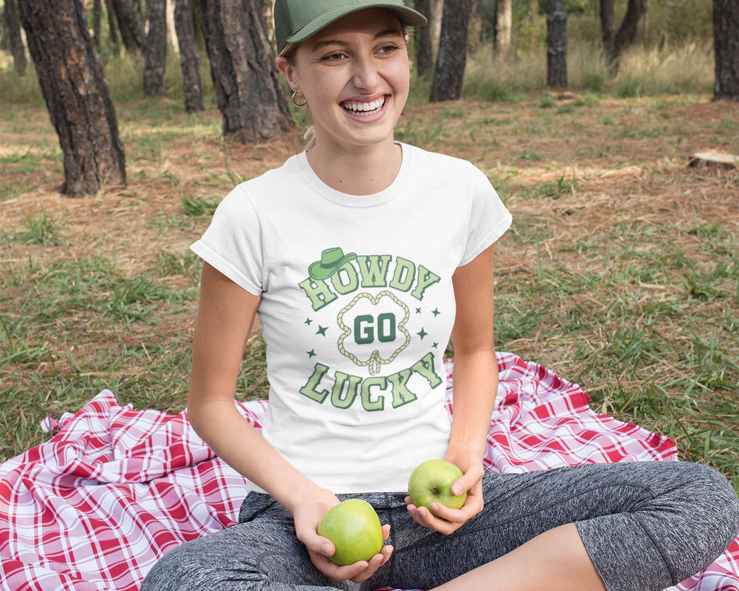 Howdy Go Lucky Western St Patricks Day Shirt